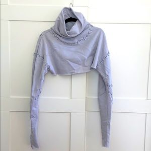 ALO yoga cropped sweatshirt